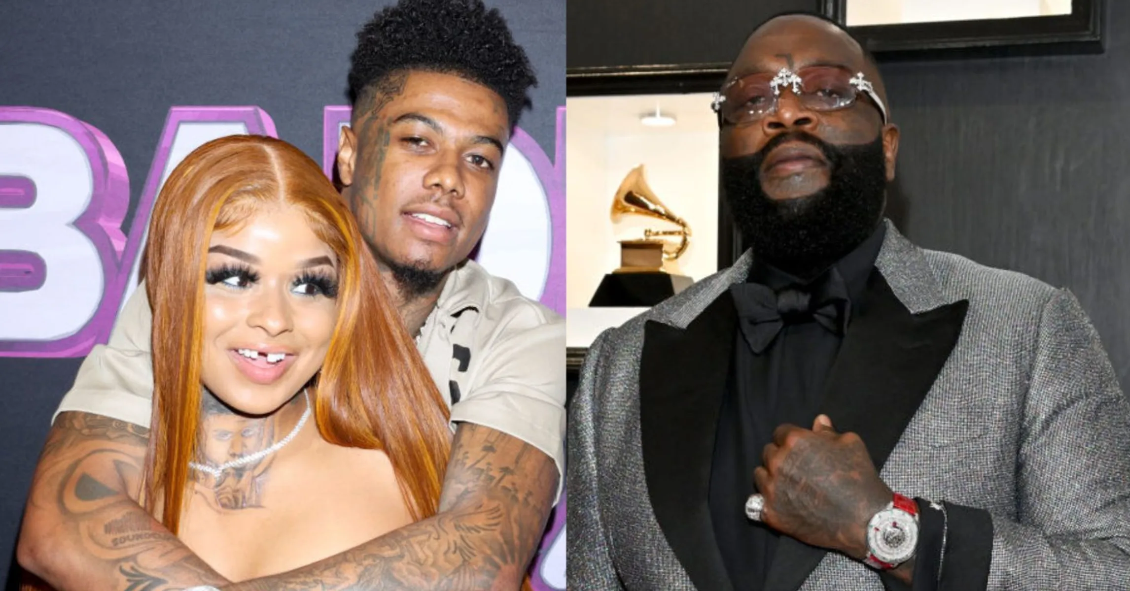 Chrisean Rock & Rick Ross Take A Photo, Blueface Says She Could 