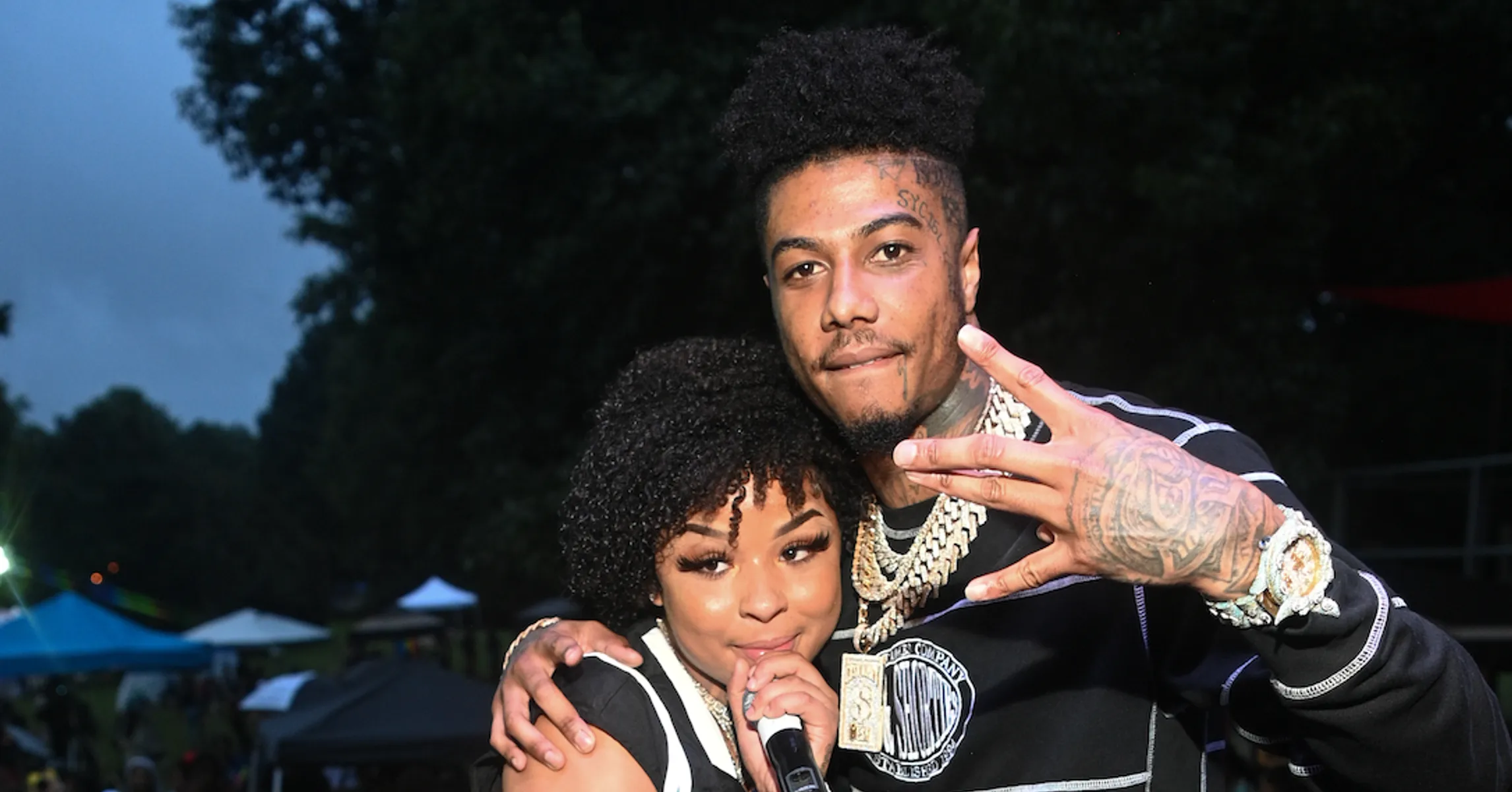 Blueface Reacts To Fans Posting Photos Of Chrisean Rock Before They Met