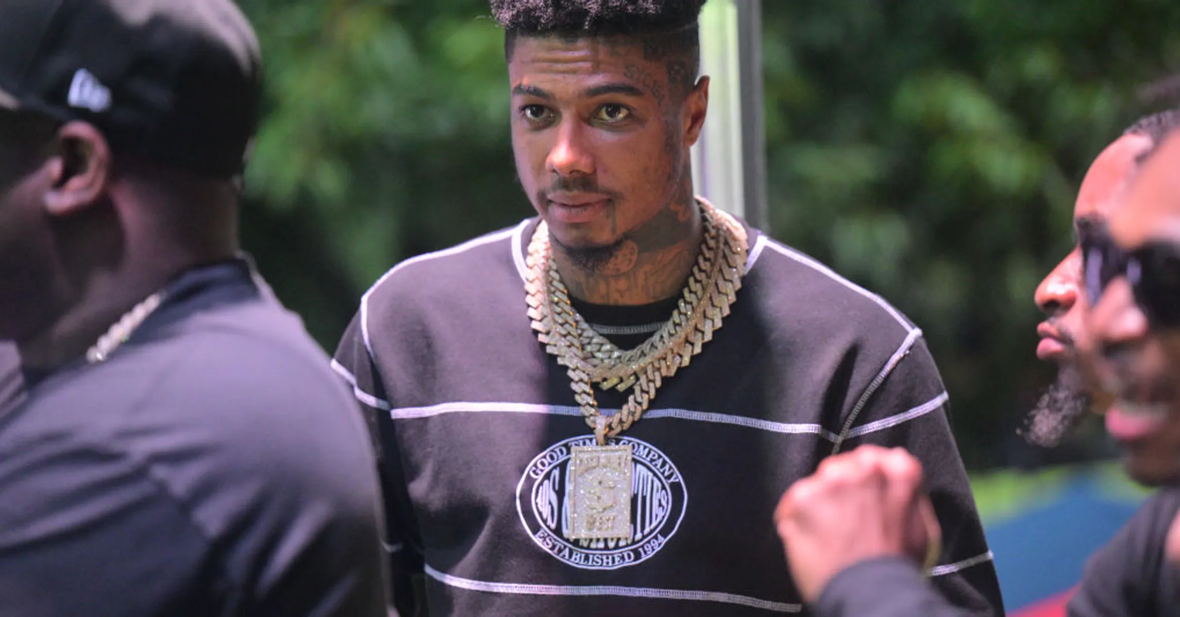 Blueface Brought Strippers With Him To Sofi Stadium For Rams Game