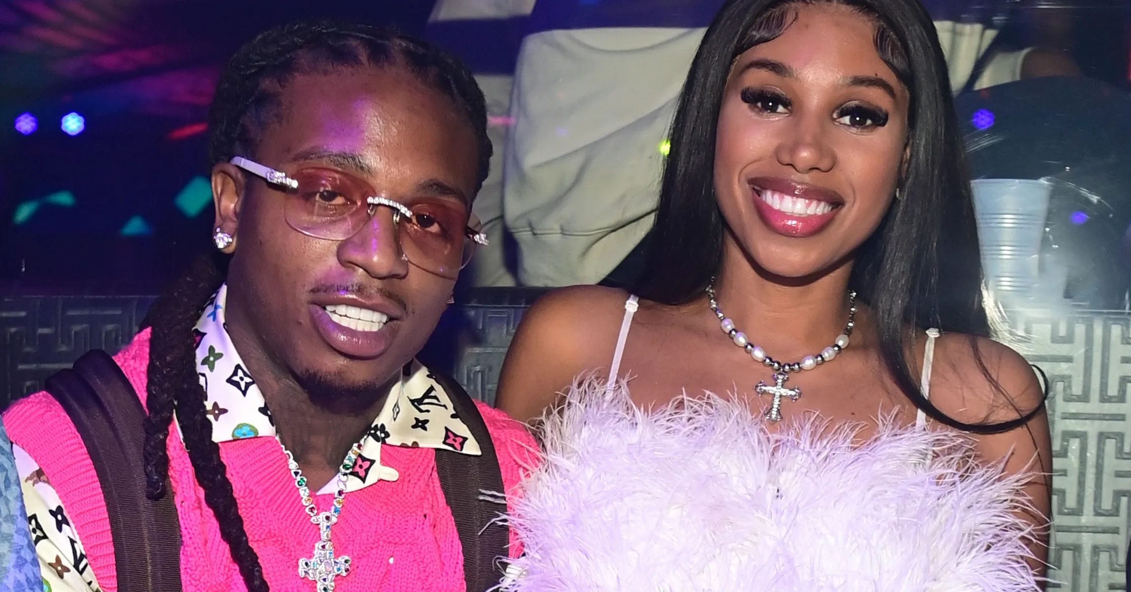 Jacquees and Deiondra Sanders celebrate the arrival of their newborn with sweet photos