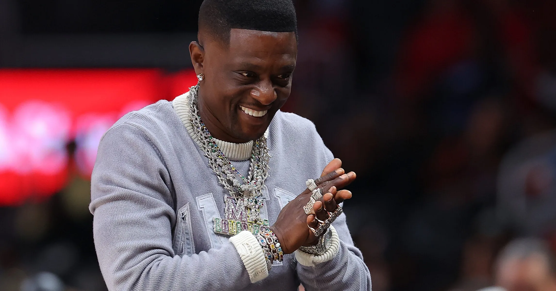 Boosie Badazz Gifts His Manager A LGBTQ-Inspired Diamond Necklace For  Christmas