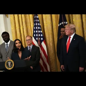 President Donald Trump Delivers Remarks On Second Chance Hiring Initiative