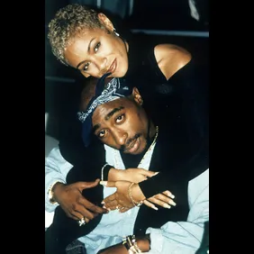 Tupac Shakur and Jada Pinkett Smith