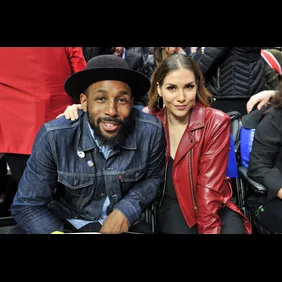 Celebrities At The Los Angeles Clippers Game