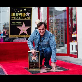 Quentin Tarantino Honored With Star On The Hollywood Walk Of Fame