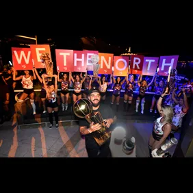 The Toronto Raptors Head To Wynn Las Vegas To Celebrate NBA Championship Win At XS Nightclub With Drake And The Chainsmokers