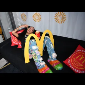 Coi Leray at "McDonald's USA 'Golden Access' at Life is Beautiful"