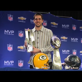 Super Bowl XLV MVP And Winning Head Coach - Press Conference