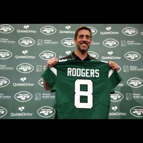 New York Jets Introduce Quarterback Aaron Rodgers