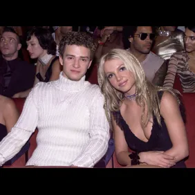 Justin Timberlake and Britney Spears at the 2000 MTV Music Video Awards