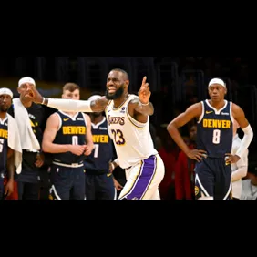 Los Angeles Lakers defeated the Denver Nuggets 119-108 to win game 4 of a first round NBA playoff basketball game at Crypto.com Arena in Los Angeles.