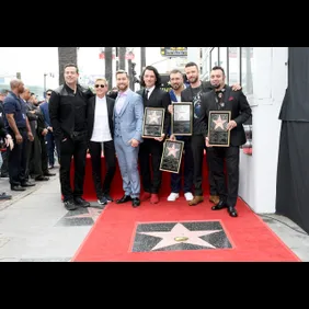 NSYNC Honored With Star On The Hollywood Walk Of Fame