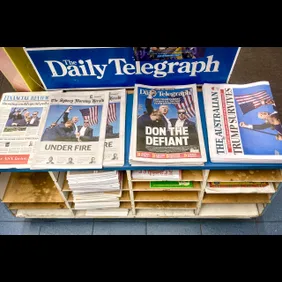 AUSTRALIA-US-POLITICS-TRUMP-NEWSPAPERS