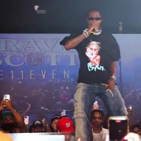 Travis Scott Performs At E11EVEN During 2023 Miami Race Week