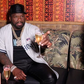 50 Cent Visits Dead Flamingo Pop Up Lounge