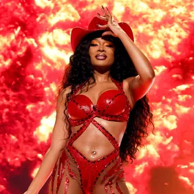 Megan Thee Stallion Performs During The Hot Girl Summer Tour At Toyota Center In Houston - June 15, 2024
