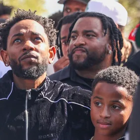 Kendrick Lamar music video shoot for "Not Like Us"