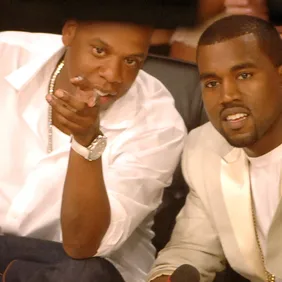 Jay-Z and Kanye West Visit MuchMusic Studios - July 29, 2005