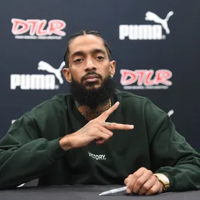 Nipsey Hussle In Store CD Signing