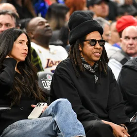 Celebrities At The Los Angeles Clippers Game