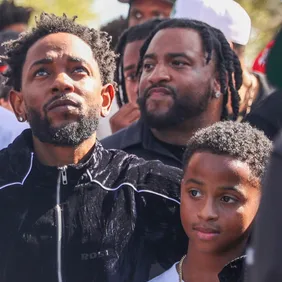 Kendrick Lamar music video shoot for "Not Like Us"