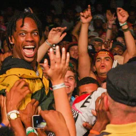 Travi$ Scott Wears Reebok Ventilators At Trillectro Music Festival