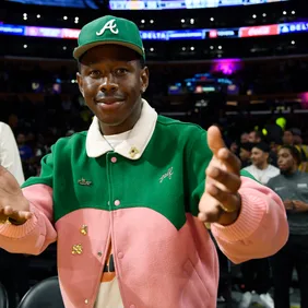 Celebrities At The Los Angeles Lakers Game