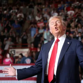 Trump Holds Campaign Rally In Harrisburg, Pennsylvania