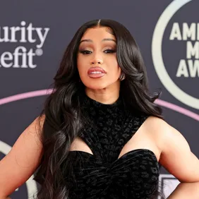 2021 American Music Awards Red Carpet Roll-Out With Host Cardi B