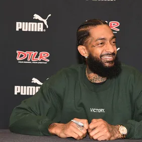 Nipsey Hussle In Store CD Signing