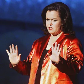 Entertainer Rosie O'Donnell hosts the show at the