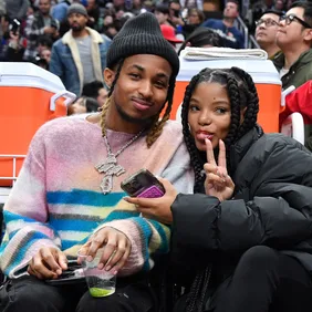 Celebrities At The Los Angeles Clippers Game