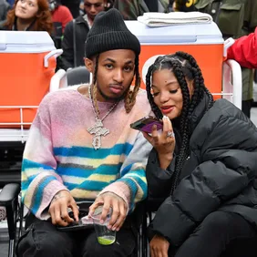 Celebrities At The Los Angeles Clippers Game