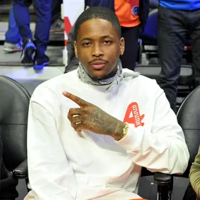 Celebrities At The Los Angeles Clippers Game