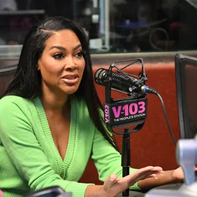 Celebrities Visit V-103 Atlanta - February 1, 2024