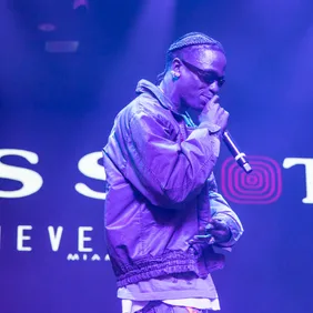 Travis Scott Performs at E11EVEN Miami for the Official Rolling Loud Afterparty