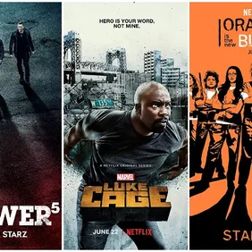 Power, Luke Cage, Orange Is The New Black / All Images via IMDB