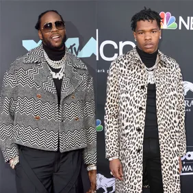 Jamie McCarthy/Getty Images (2 Chainz) / Frazer Harrison/Getty Images (Lil Baby)