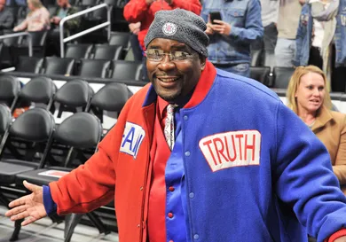 Celebrities At The Los Angeles Clippers Game