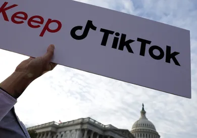 Rep. Bowman Is Joined By TikTok Users To Speak Out Against Banning The App