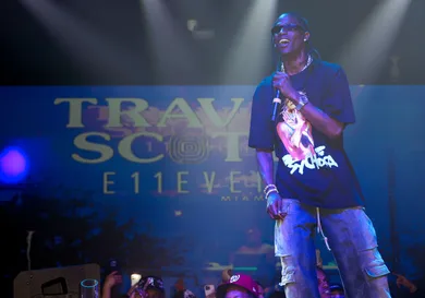 Travis Scott Performs At E11EVEN During 2023 Miami Race Week