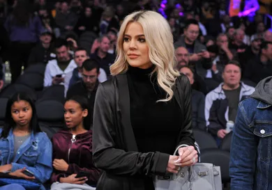 Celebrities At The Los Angeles Lakers Game