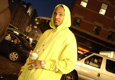 Cam'ron on the Set of "Down and Out" Music Video - April 21, 2005