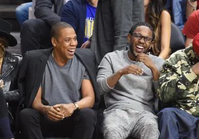 Celebrities At The Los Angeles Clippers Game