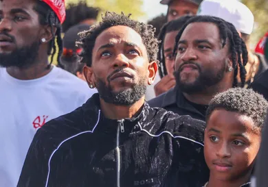 Kendrick Lamar music video shoot for "Not Like Us"