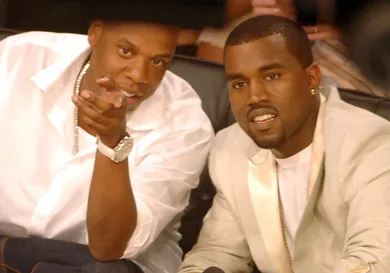 Jay-Z and Kanye West Visit MuchMusic Studios - July 29, 2005