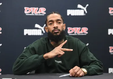 Nipsey Hussle In Store CD Signing