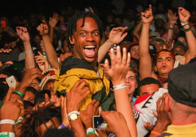 Travi$ Scott Wears Reebok Ventilators At Trillectro Music Festival