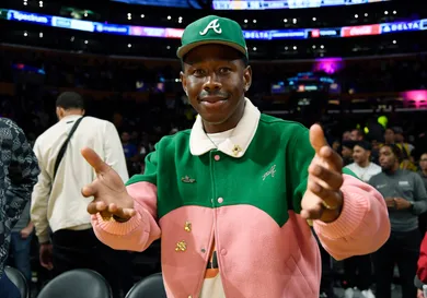 Celebrities At The Los Angeles Lakers Game