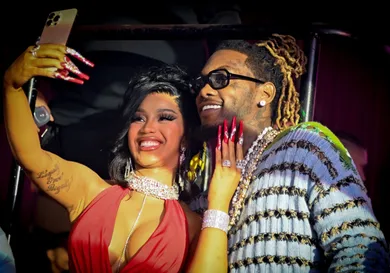 Cardi B And Offset Celebrate New Year's Eve 2023 At E11EVEN Miami